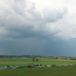 Nochmal Glück gehabt, die Gewitter gingen alle hinter uns ab.