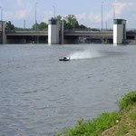 Hydroplane mit Turbine