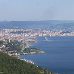 Trieste • panorama della città dal ciglione carsico • © foto introitaly