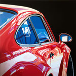 PORSCHE SPIEGELUNG XIII 2021 - Acryl auf Leinwand - 1,8m x 1,8m