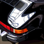 PORSCHE SPIEGELUNG II 2012 - Acryl auf Leinwand - 1,2m x 1,2m