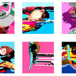 OHNE TITEL  2025  -  Acryl LW  -  6x 0,4m x 0,4m    sold