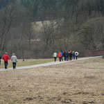 auf dem Rückweg auf der anderen Seite der Wutach