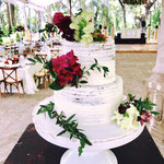 Pastel para boda de fondant en Temixco
