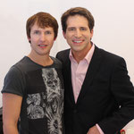 mit Sänger James Blunt