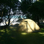 Campsites directly on the Beach