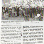 Extrait du Journal "Ouest-France -  édition Coutances/Cerisy-la-Salle du 9 décembre 2014