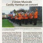 Extrait du Journal "La Manche Libre- édition Coutances/Gavray" du20 novembre 2011