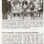 Extrait du Journal "Ouest-France - édition Coutances/ND Cenilly" du 26 septembre 2010