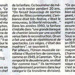 Extrait du Journal "Manche Libre -  édition Magazine du 28 septembre 2013