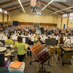 2018 - Participation de l'UMCH au festival des Harmonies avec La Coda d'Agneaux et la philarmonique du Molay-Littry