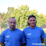 Les deux coachs, Didier Santini (à droite) et Christian Vanucci