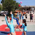 Les jeunes licenciées de l'association gymnique de Balagne