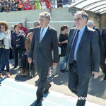 José Galletti, maire de Lucciana, et Noël Le Graët