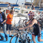 Après la natation le vélo