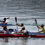 Une belle epreuve de kayak entre Calvi et la Revelatta