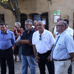 De gauche à droite Frédéric Guglielmi, Paul Lions, Jean-Jo Allegrini-Simonetti, Stéphane Donnot