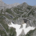 rots formatie gezien vanaf Skrcko Zdrijelo (Durmitor)