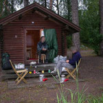 Lohja camping (drogen van de tent)