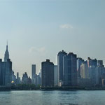 Skyline Manhattan vom Schiff aus