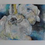 Fantasieblumen blau-gelb