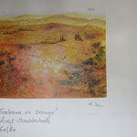 Toskana in Orange; 90x80