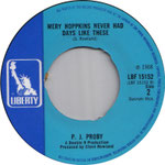 The Day That Lorraine Came Down/Mary Hopkins Never Had Days Like These Liberty LBF 15152 1968