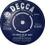 You Were on My Mind/What I'm Gonna Be Decca F 12287 1965 side A