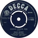 My Baby Left Me/Hoochie Coochie Man  Decca F 11803 1964