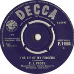 Hold Me/The Tips of My Fingers Decca F 11904 1965