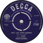 Together/Sweet and Tender Romance Decca F 11967 1966