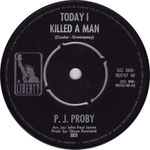 Today I Killed a Man/It's Too Good To Last Liberty LBF 15280 1969