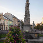 ... Pestsäule (Immaculata), erbaut vor 300 Jahren.
