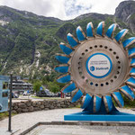 Das Wasserkraftwerk in Eidfjord ist das zweitgrößte in Norwegen und eines der größten Europas.