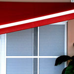 Offene Gelenkarmmarkise Eco-Luxe in unserem Showroom (andere Farbe)