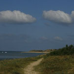 le sentier sur la dune