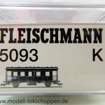 Fleischmann 5093 DRG II BCi bay10 Personenwagen 2./3. Klasse mit Gefangenenabteil 