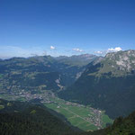 La plaine de Vallon vue du sommet