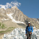 Les séracs du glacier et le Chardonnet