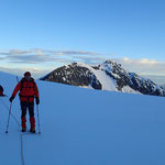 La cordée sur le Turtmanngletscher