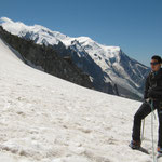 Le Mont-Blanc en toile de fond
