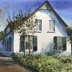 Huisportret Didam. Aquarel. 50 x 75 cm