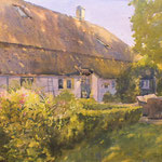 Huisportret Heesch. Aquarel 50 x 70 cm