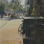 Weimarstraat II Den Haag. Watercolor 70 x 50 cm