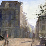 Reestraat Amsterdam. Watercolour. 35 x 50 cm SOLD
