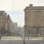 Mauritskade - Noordeinde Den Haag. Watercolour. 30 x 45 cm SOLD