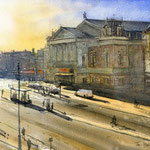 Royal Concert Hall Amsterdam. Watercolour. 35 x 50 cm