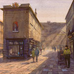 Old Bondstreet Bath. Watercolour. 35 x 40 cm