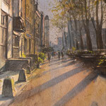 Herengracht The Hague. Watercolour. 33 x 53 cm
