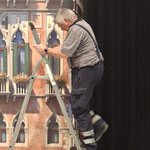 Peter justiert die Palazzoseite